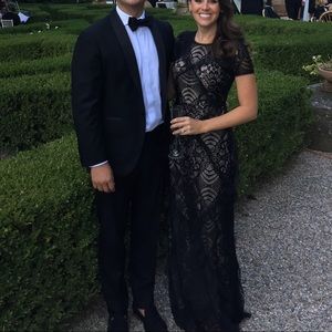 BCBG black lace dress